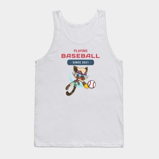 kittyswat Omar "Playing Baseball Since 2021" Tank Top